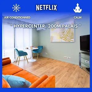  Appartement Le Classe : Hypercentre, 150m Palais, Climatisation France